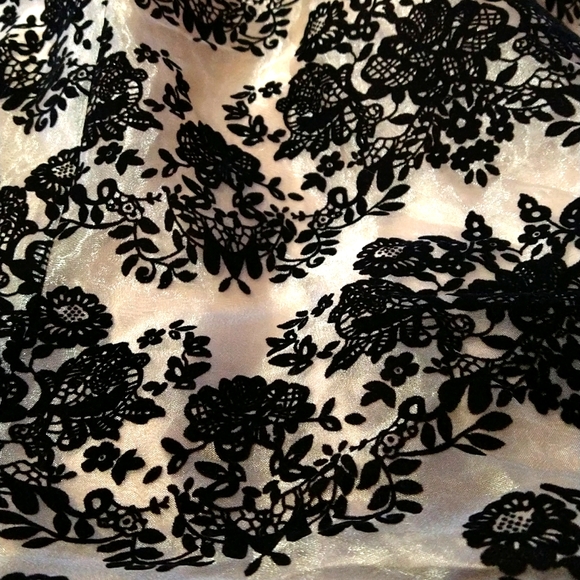 Express Floral Lace Flare Skirt and  Matching Clutch Purse - Picture 3 of 13